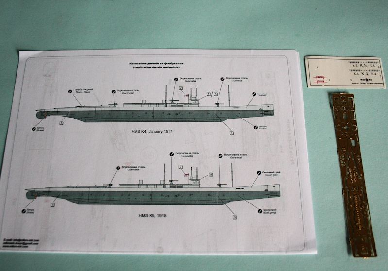 British KClass Submarine MikroMir 1/350 scale Work in Progress